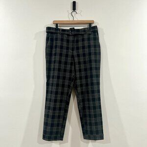 LOFT Devin Slim Pants in Gray/Black Plaid